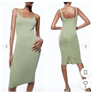 Zara Sage Green Dress